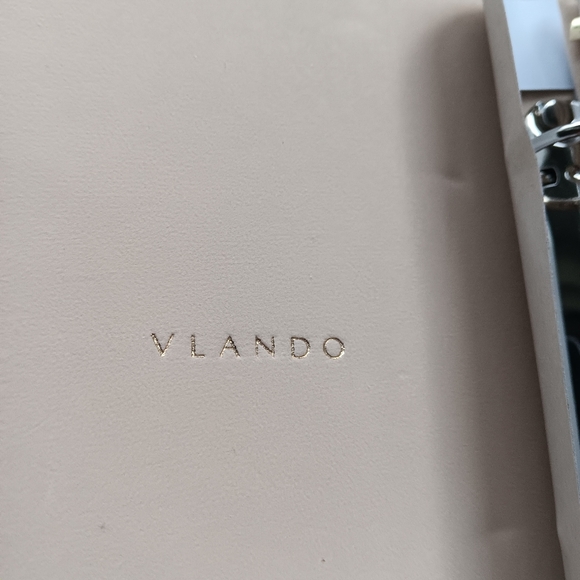 New Vlando Travel Jewelry Organizer Book Binder Dusty Blush Pink 8" x 6" - Picture 2 of 11